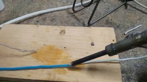 Отгорели провода.Как починить розетку.Пайка алюминия.Малые  концы провода.