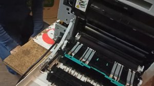 hp color laserjet m377 где искать замятие? \ I need you to find paper Jam a place to eliminate!