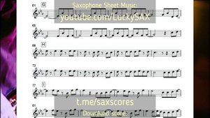 Craig David - Insomnia | Sheet Music | саксофон альт | минусовка | PDF | LuckySAX | ноты