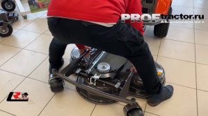 Снятие и установка косильной деки на садовом тракторе (райдере) Husqvarna 316 TX AWD!.mp4