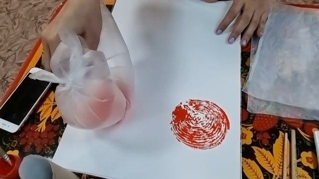 Объемные цветы.