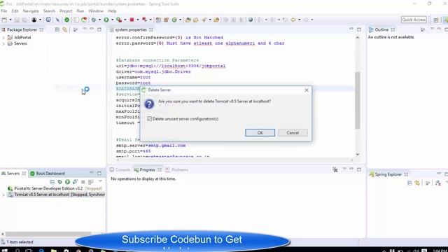 Java web project configuration 5 install server and run project смотреть онлайн