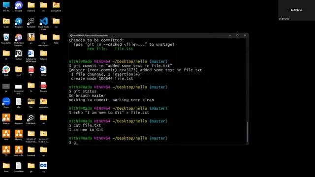 GIT introduction In Telugu | CodinGrad
