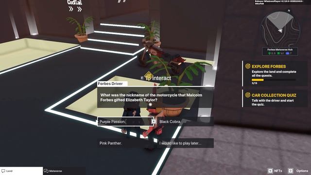 The Sandbox Forbes Metaverse Hub. Прохождение с озвучкой. All Quest 100%. 20/20