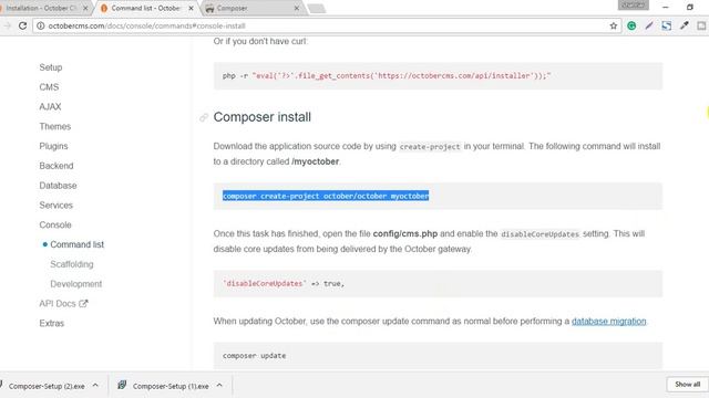 Making Any websites with October CMS - Part 01 - Installing October CMS смотреть онлайн