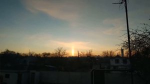 Знамение 2021 добрый знак Луганская область Свечение на небе