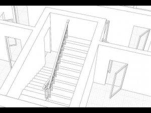 Как создать двухмаршевую лестницу с перилами. Renga BIM. Базовый функционал
