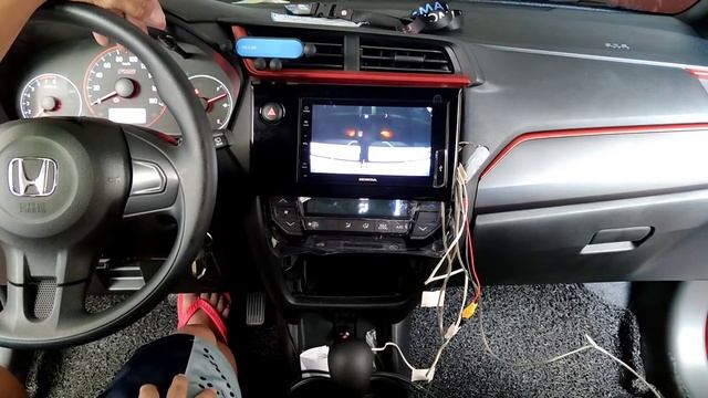TV plus / tv box Installation on Honda Brio 2020. смотреть онлайн