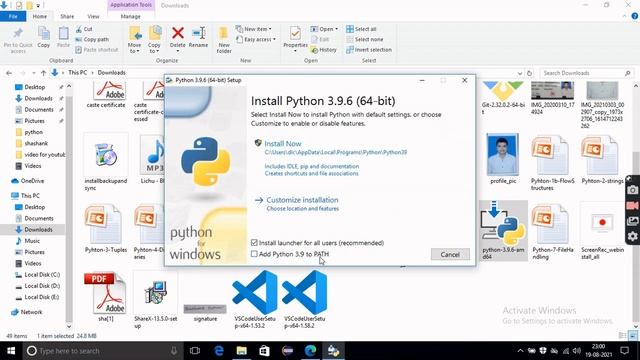 Install Python | Installation of Python on Windows 10  | Python Tutorial in Hindi | python