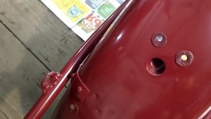 САМ ПОКРАСИЛ МОТОЦИКЛ ПОРОШКОВОЙ КРАСКОЙ. ПОКАЗЫВАЮ ЧТО ПОЛУЧИЛОСЬ!      -=УРАЛ-КАБАН=- #9