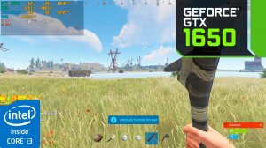 RUST : GTX 1650 4GB + i3-10105f : High & Low Settings