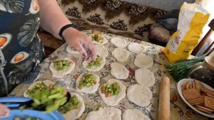 Заготовка ревеня на зиму. Вкусный обед.