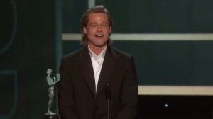 Brad Pitt  Award Acceptance Speech(26th Annual SAG Awards)| Брэд Питт- Речь на «Гильдии киноактеров