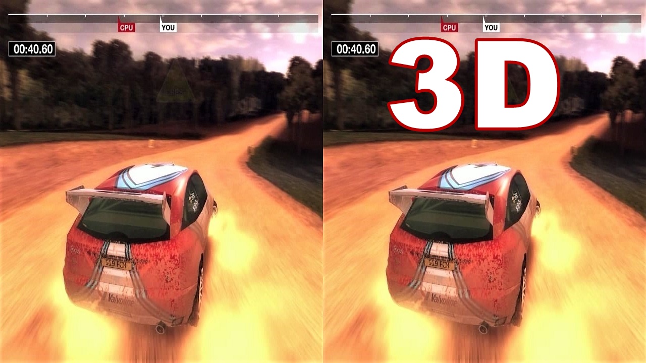 Colin Mcrae Rally Remastered 3D video SBS VR Box google cardboard