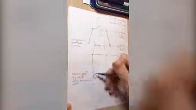 Основа под эскиз костюма: рисунок пропорциональной женской фигуры смотреть онлайн