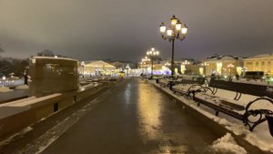 Манежная площадь. Прогулка по Москве