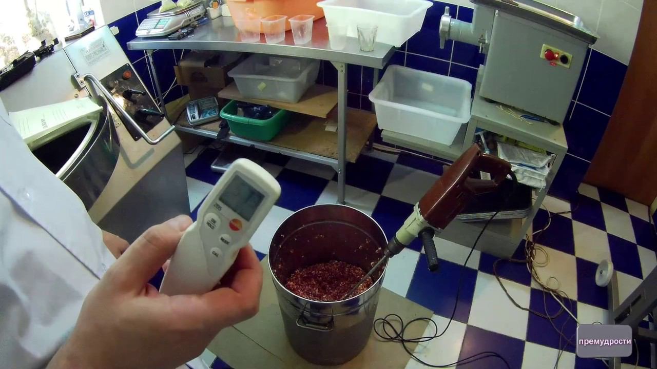 Технология изготовления сыровяленой колбасы Часть 2 смотреть онлайн