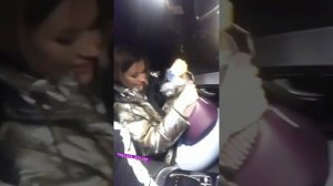Роман Капаклы и Марина Африкантова в сторис 28.10.2019.