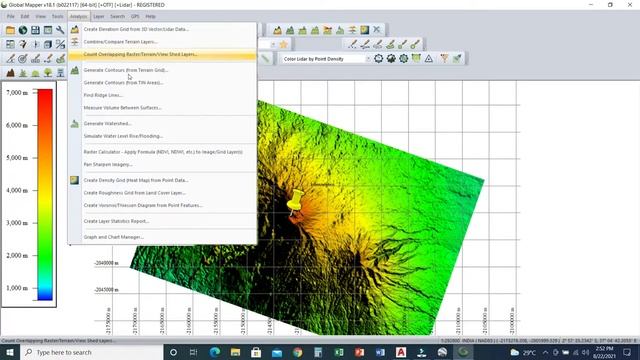 Generate Contours using google earth & global mapper | Global Mapper | Google Earth | In Hindi |