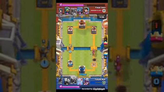 Эпический бой, в игре clash royale смотреть всем
