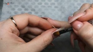 Коррекция гелем самой себе. Блестящий выкладной френч со слюдой. Обзор гелей для наращивания ногтей