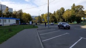 Москва 2982 улица Малыгина осень день