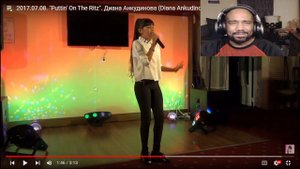 DIANA ANKUDINOVA REACTION TO - Puttin' On The Ritz - Диана Анкудинова