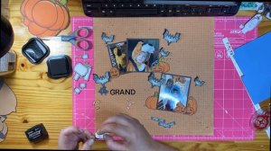 "Grand Halloween"│Nicole Jones 911 Designs│Scrapbooking Process