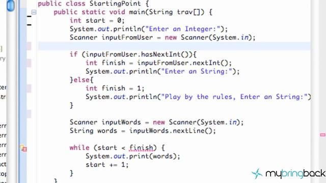 Learn Java Tutorial 1 6 Error Checking with If and Else смотреть онлайн