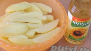 Картошка в панировочных сухарях в духовке