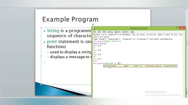 Start Working with Python IDLE | Python Programming Language | EduTut | Learn Easily in Tamil