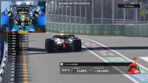 F1 22 Gameplay - 25% RACE at NEW Albert Park 2022 - Australian GP | Thrustmaster Ferrari SF1000 [4K