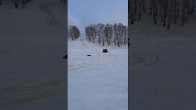 РМ 800 зимой, первые пробы