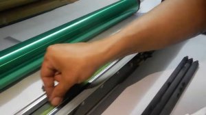 Repair for XEROX 6204-6705 Checking and cleaning the Drum and the cleaning blade