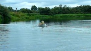 Испытание картопа под веслами