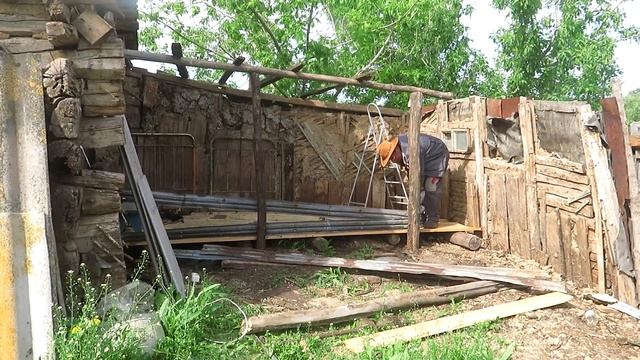 Бюджетный, летний навес своими руками. смотреть онлайн