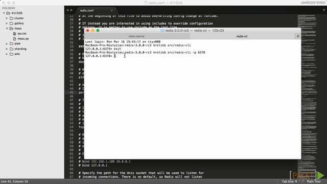 Building Databases with Redis Tutorial: Server CONFIGuration | packtpub.com смотреть онлайн