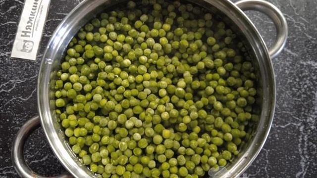 Консервированный зелёный горошек без уксуса и без стерилизации