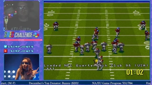 NFL Quarterback Club '96 Completion! смотреть онлайн