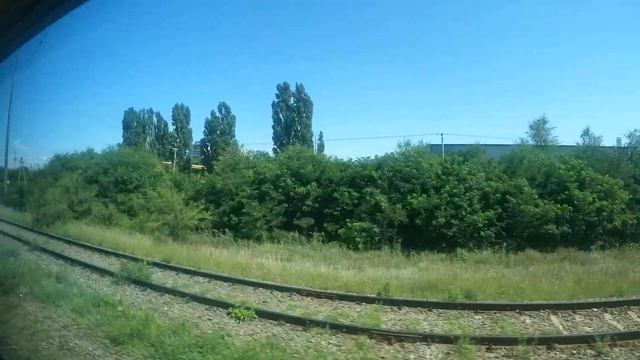 Россия из окна поезда. Россошь - Мичуринск