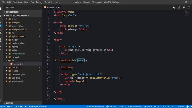 JavaScript Bangla Tutorial for Beginners Full Step By Step (append element node)