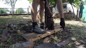 Как вытащить старый металлический столб из земли
