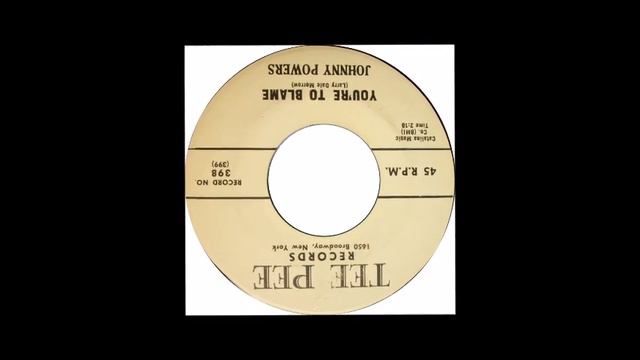 TEEN Johnny Powers - You're To Blame (1961) смотреть онлайн