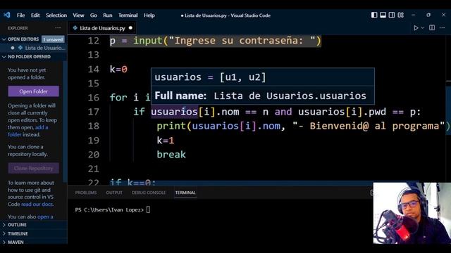 ? LOGIN con VARIOS USUARIOS ✅ CÓDIGO en Python para USUARIO y CONTRASEÑA смотреть онлайн