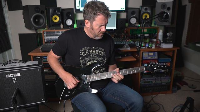 Line 6 Helix Into Power Amp In Of The Boss Katana 50 MkII - Clean & Dirty Tones смотреть онлайн