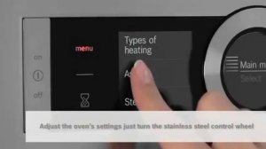 TFT дисплей духового шкафа Бош серии 8