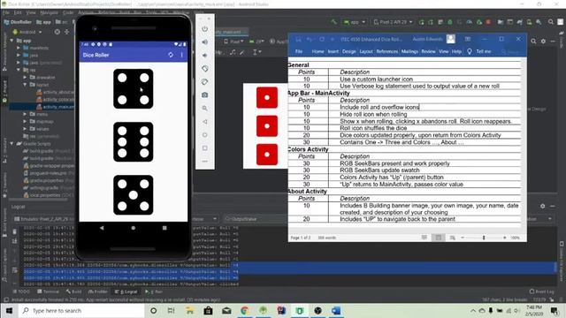 Dice Roller Application Assignment - Android Studio смотреть онлайн
