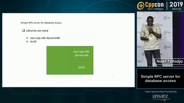 CppCon 2019: Noel Tchidjo “Simple RPC server for database access”