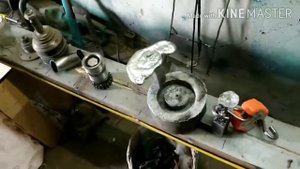 Литьё шкива для аэросаней. Самодельный шкив. Плавим алюминий дома. Литьё в песок.