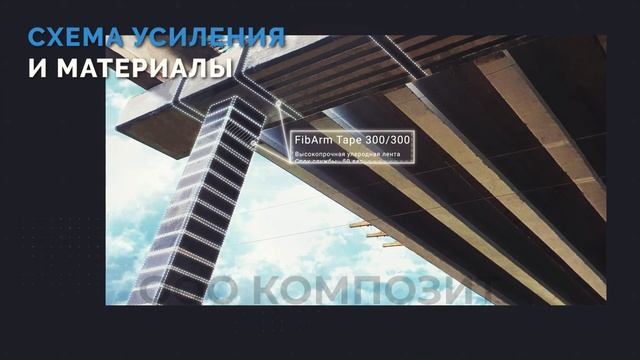 Усиление путепровода композитными материалами. Схема, материалы и процесс работы.
